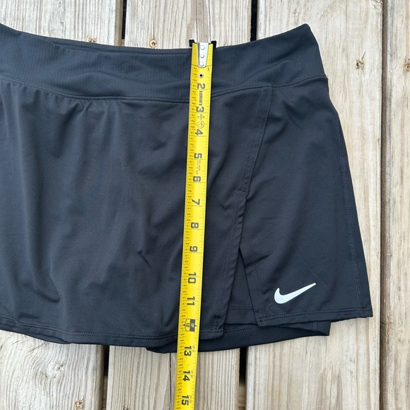 Nike Skirt Skort Womens Large Black Lined Active Workout Tennis Golf Running - Picture 5 of 7